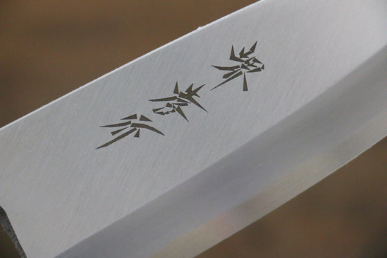 Sakai Takayuki Kasumitogi White Steel Maikotosakura Engraved Deba 180mm - Seisuke Knife