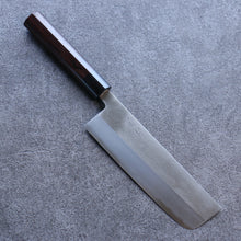  Seisuke White Steel Kasumitogi Nakiri 180mm Rosewood Handle - Seisuke Knife