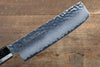 Sakai Takayuki VG10 33 Layer Damascus Nakiri 160mm with Lacquered (Kokushin) Live Oak Handle - Seisuke Knife - Slide 14