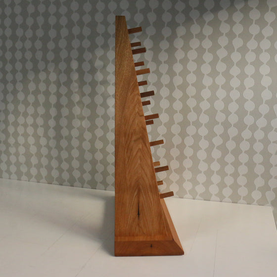 Chestnut Wood Knife Tower Rack for 8 Knives - Seisuke Knife