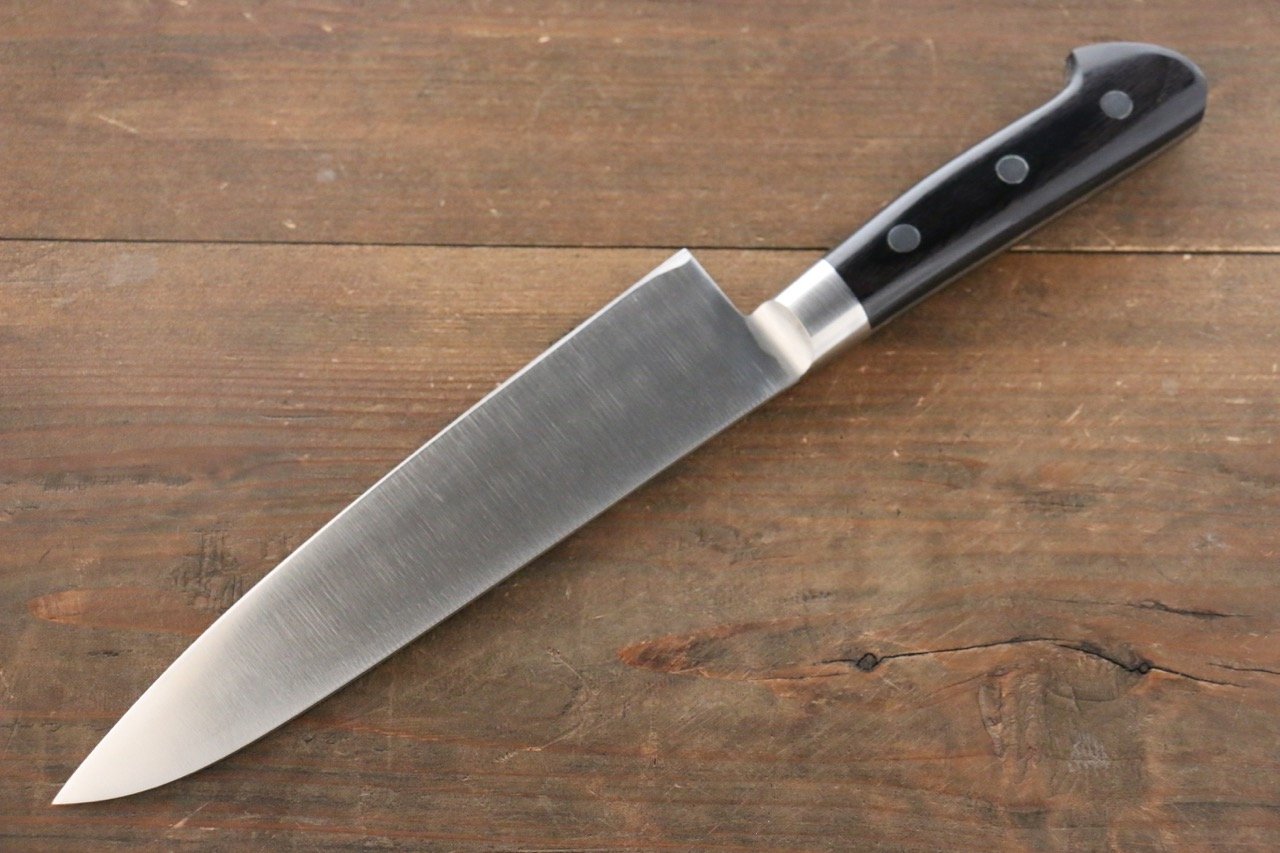Iseya Molybdenum Gyuto 180mm Black Pakkawood Handle - Seisuke Knife