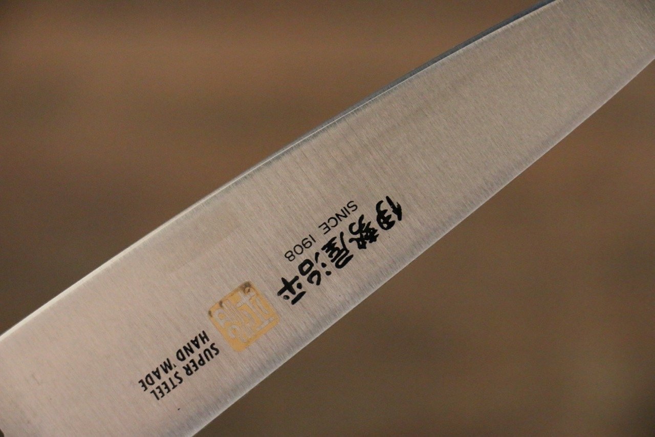 Iseya Molybdenum Petty-Utility 120mm Black Pakkawood Handle - Seisuke Knife