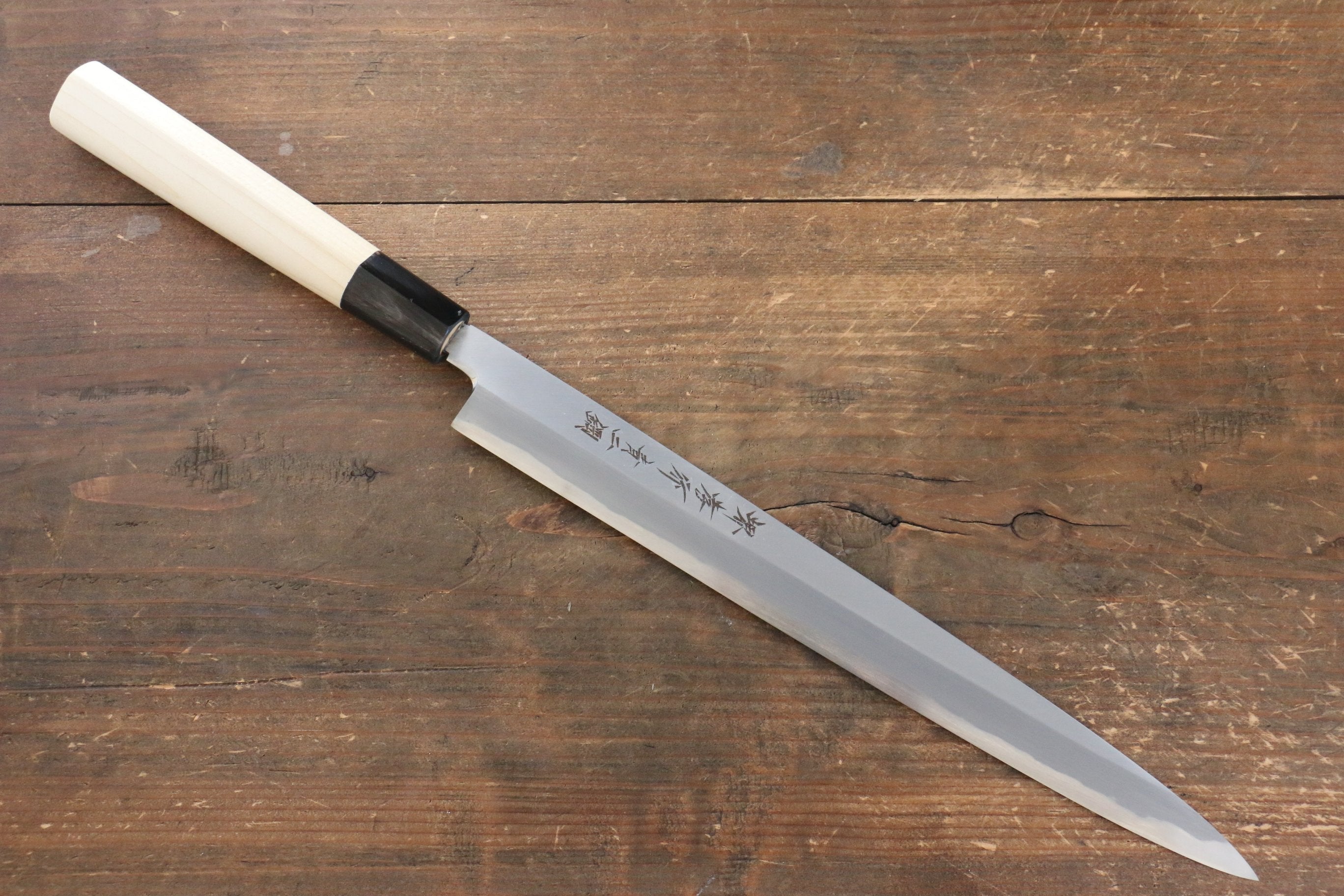 Sakai Takayuki Blue Steel No.2 Fuguhiki 270mm Magnolia Handle - Seisuke Knife