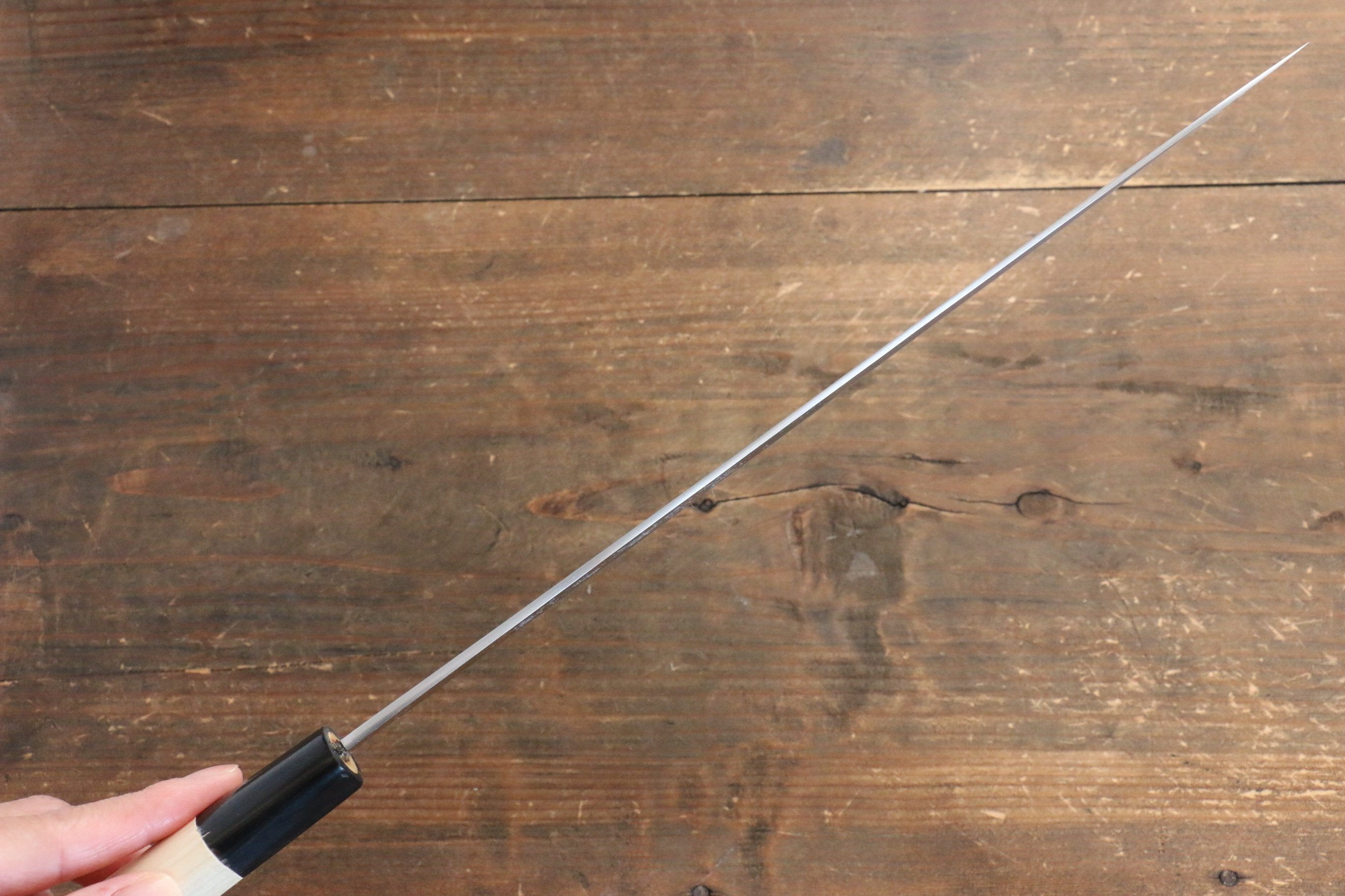 Sakai Takayuki Blue Steel No.2 Fuguhiki 270mm Magnolia Handle - Seisuke Knife