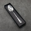 Gestura Silver Metal Strainer Spoon 235mm - Seisuke Knife