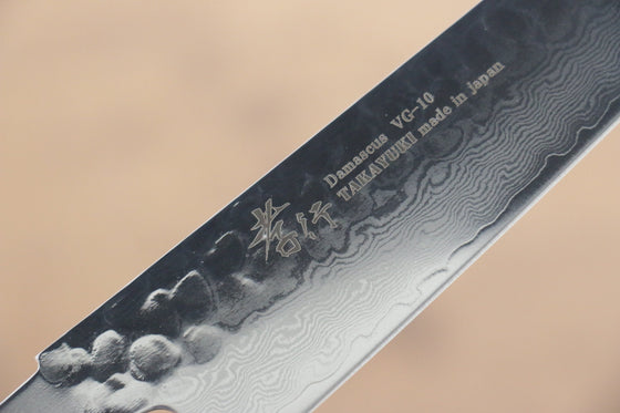 Sakai Takayuki VG10 33 Layer Damascus Petty-Utility  150mm(Blade only) - Seisuke Knife