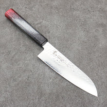  Sakai Takayuki Rinnou VG10 33 Layer Damascus Santoku170mm Red Lacquered Handle - Seisuke Knife