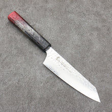  Sakai Takayuki Rinnou VG10 33 Layer Damascus Kengata Santoku160mm Red Lacquered Handle - Seisuke Knife