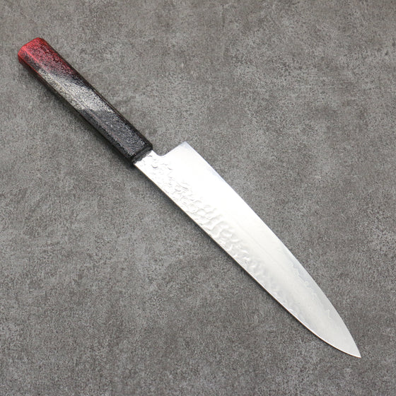 Sakai Takayuki Rinnou VG10 33 Layer Damascus Gyuto210mm Red Lacquered Handle - Seisuke Knife