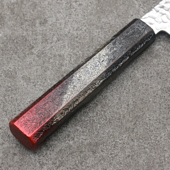 Sakai Takayuki Rinnou VG10 33 Layer Damascus Gyuto210mm Red Lacquered Handle - Seisuke Knife