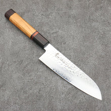  Sakai Takayuki VG10 33 Layer Damascus Santoku170mm Mountain cherry (12 sided) Handle - Seisuke Knife