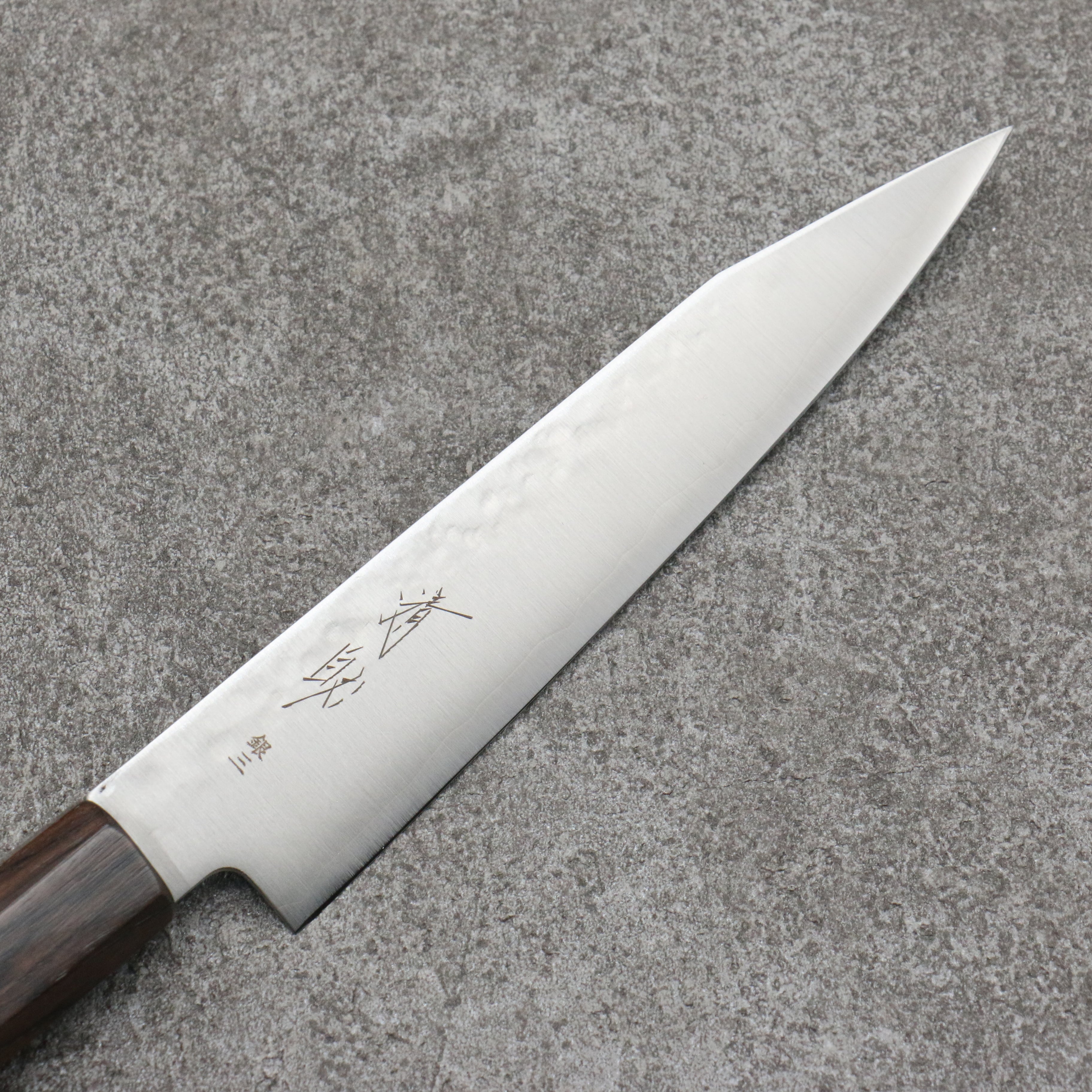 Seisuke Silver Steel No.3 Kiritsuke Petty-Utility 150mm Ebony Wood Handle - Seisuke Knife