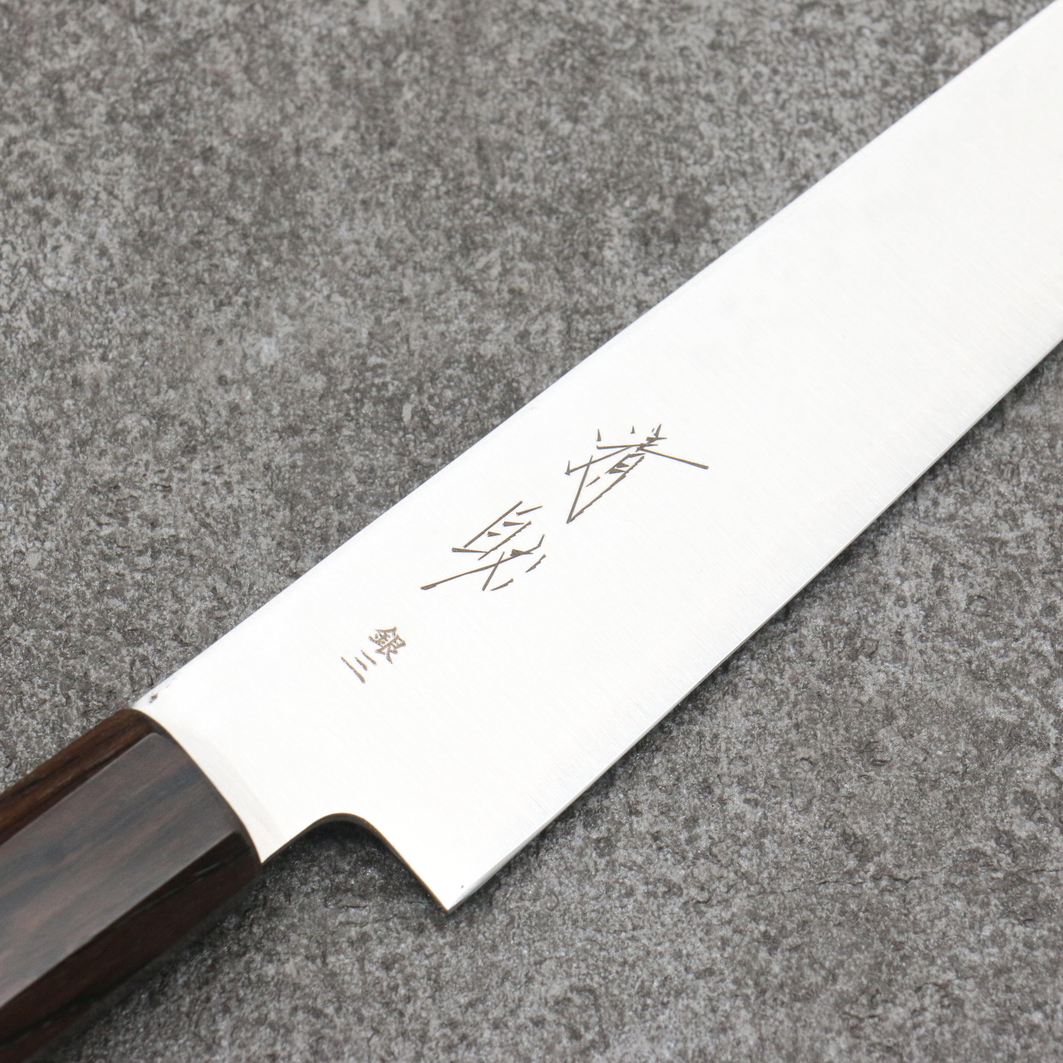 Seisuke Silver Steel No.3 Kiritsuke Petty-Utility 150mm Ebony Wood Handle - Seisuke Knife