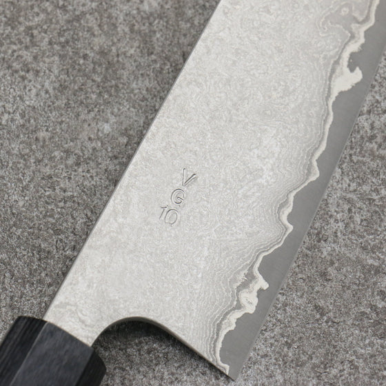 Nao Yamamoto VG10 Black Damascus Bunka165mm Shitan Handle - Seisuke Knife