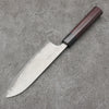 Nao Yamamoto VG10 Black Damascus Santoku165mm Shitan Handle - Seisuke Knife