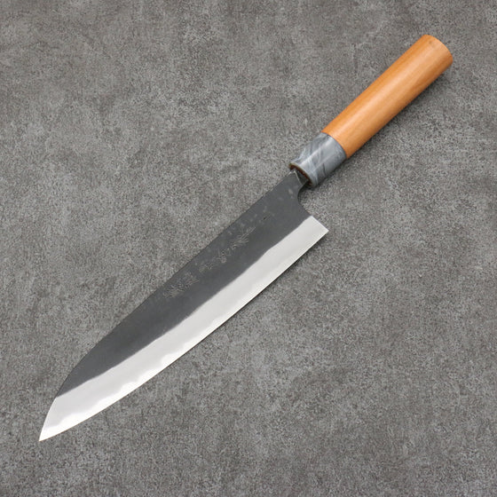 Nao Yamamoto White Steel No.2 Kurouchi Gyuto  210mm Cherry Tree Handle - Seisuke Knife