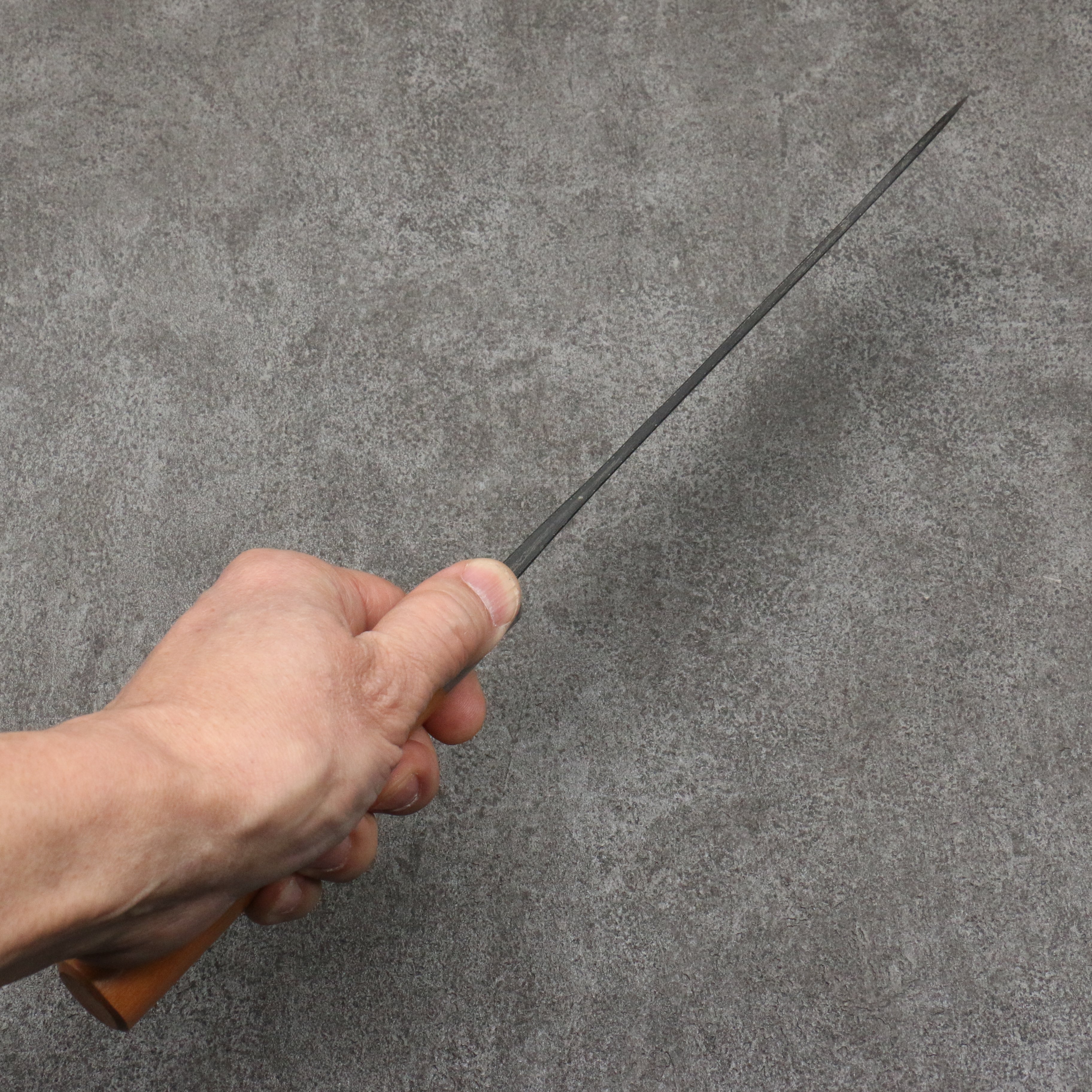 Nao Yamamoto White Steel No.2 Kurouchi Gyuto 210mm Cherry Handle - Seisuke Knife