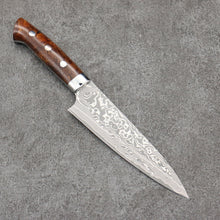  Takeshi Saji SG2 Black Damascus Gyuto150mm Ironwood Handle - Seisuke Knife