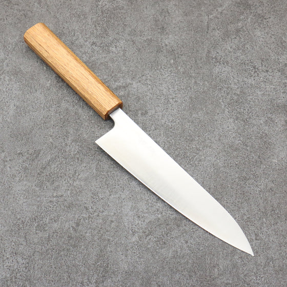 Seisuke Silver Steel No.3 Migaki Polish Finish Gyuto180mm White Oak Handle - Seisuke Knife