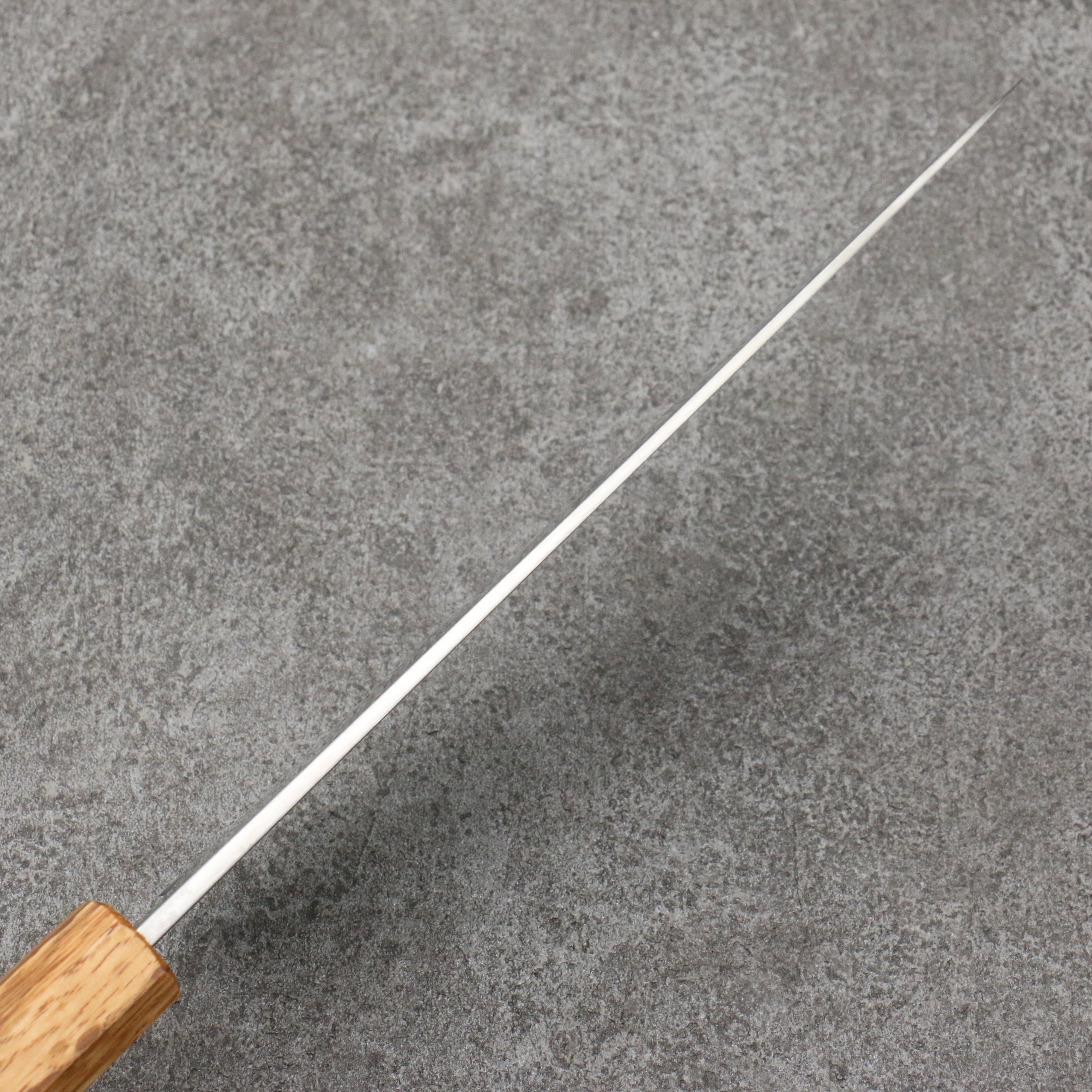 Seisuke Silver Steel No.3 Migaki Polish Finish Gyuto 180mm White Oak Handle - Seisuke Knife
