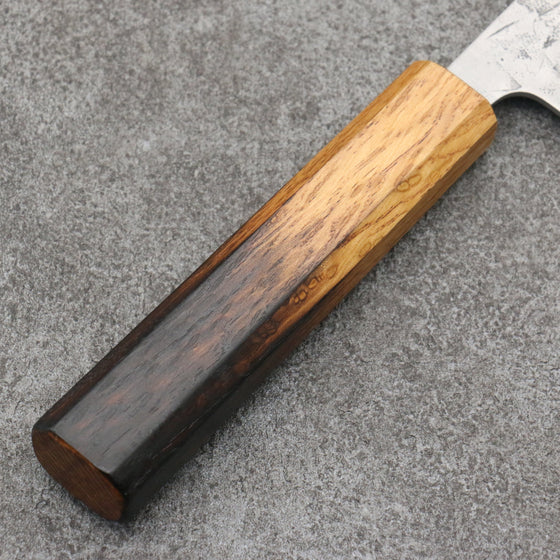 Seisuke SLD Washiji Nakiri 165mm Burnt Oak Handle - Seisuke Knife