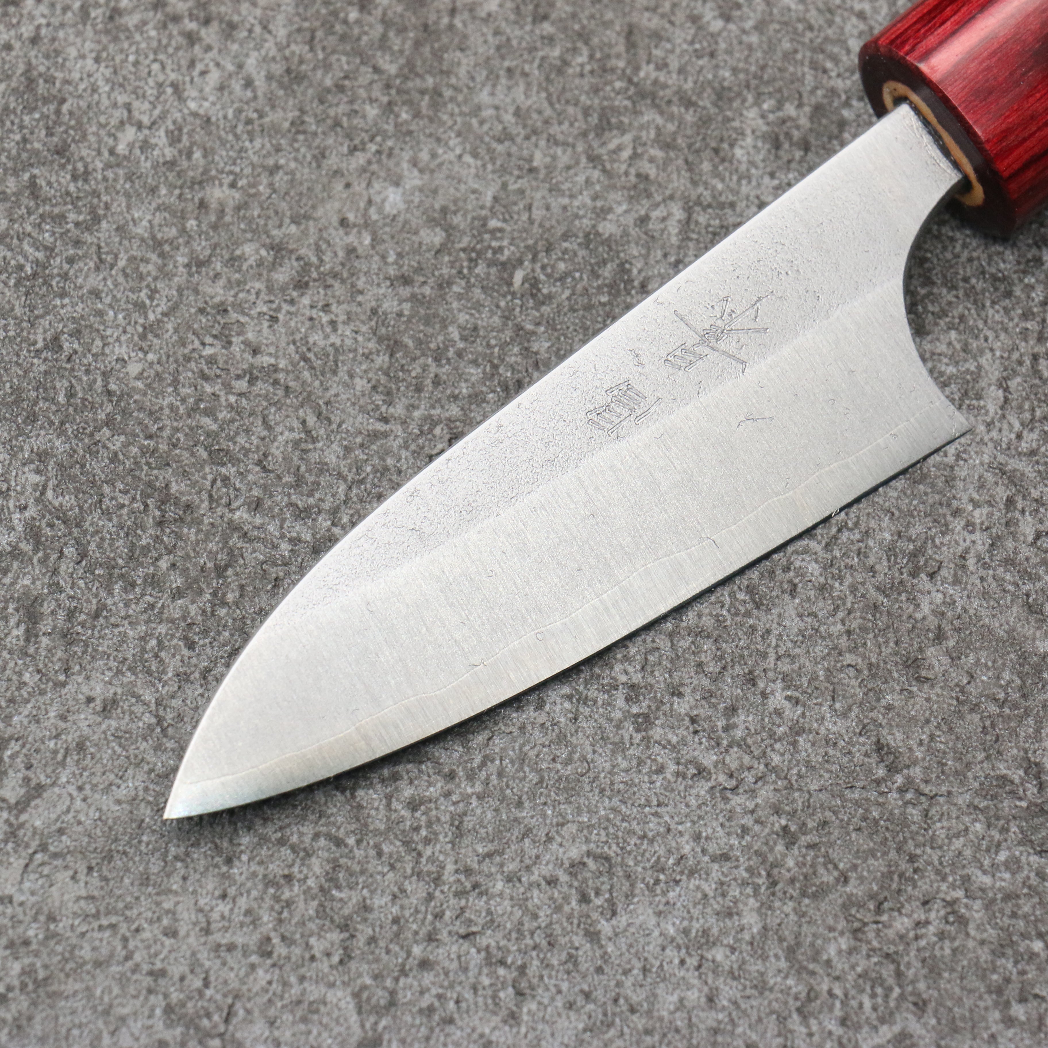 Masakage Yuki White Steel No.2 Nashiji Paring 75mm Magnolia Handle - Seisuke Knife