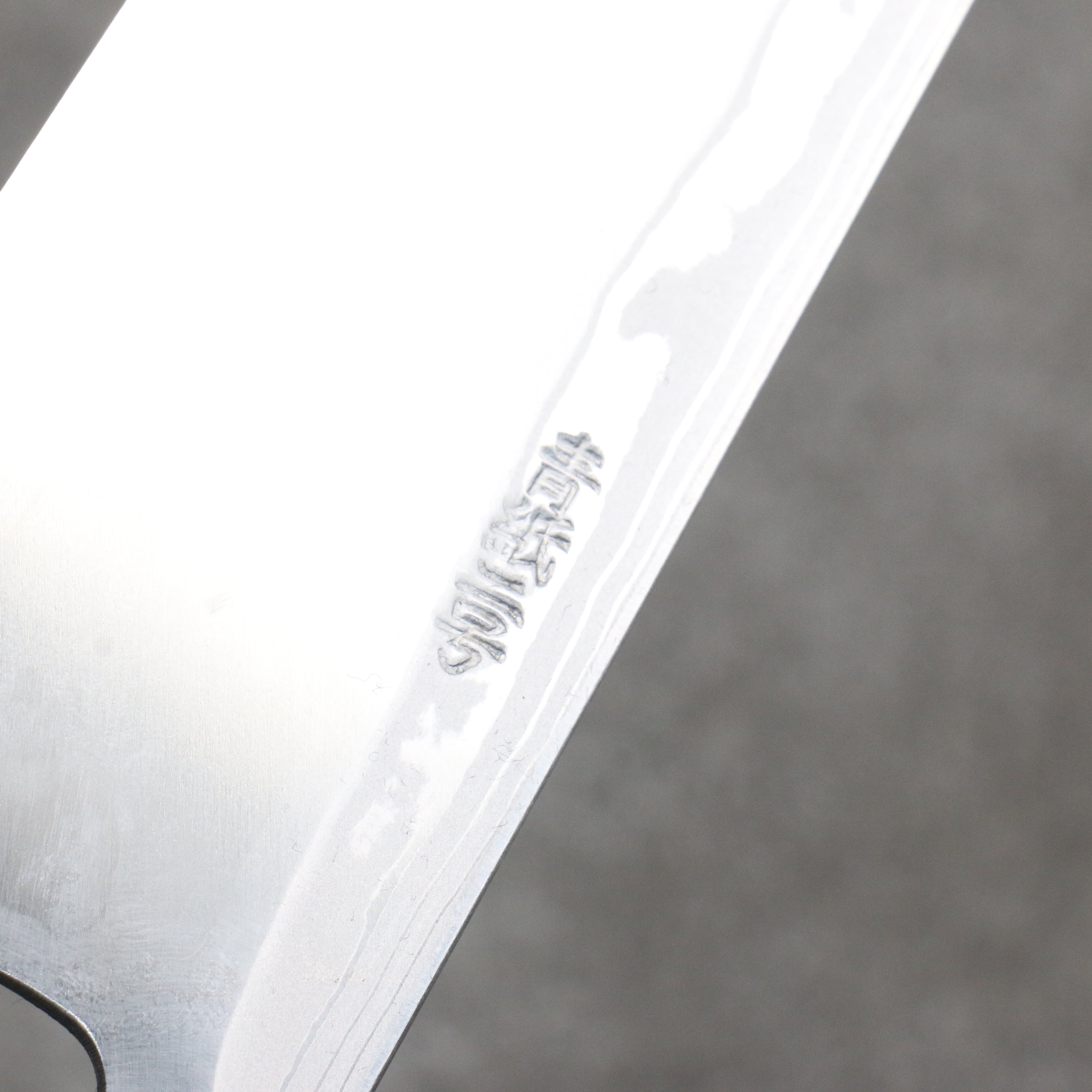 Hideo Kitaoka Blue Steel No.2 Damascus Mioroshi Deba210mm Shitan Handle - Seisuke Knife