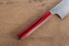 Kei Kobayashi SG2 Damascus Bunka  170mm Red Lacquered Handle - Seisuke Knife