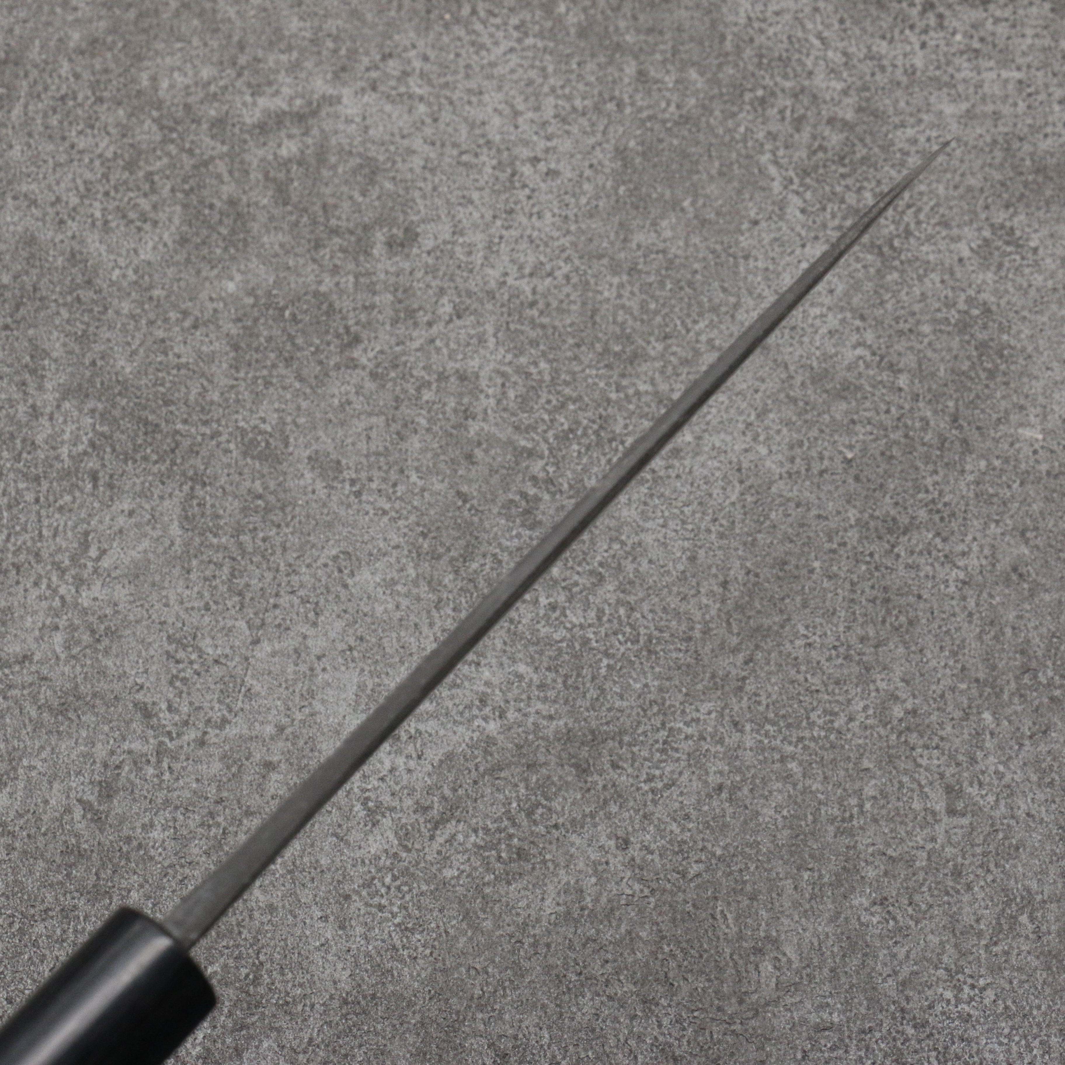 Nao Yamamoto Blue Steel Kurouchi Petty-Utility 160mm Shitan & Black Pakkawood Handle - Seisuke Knife