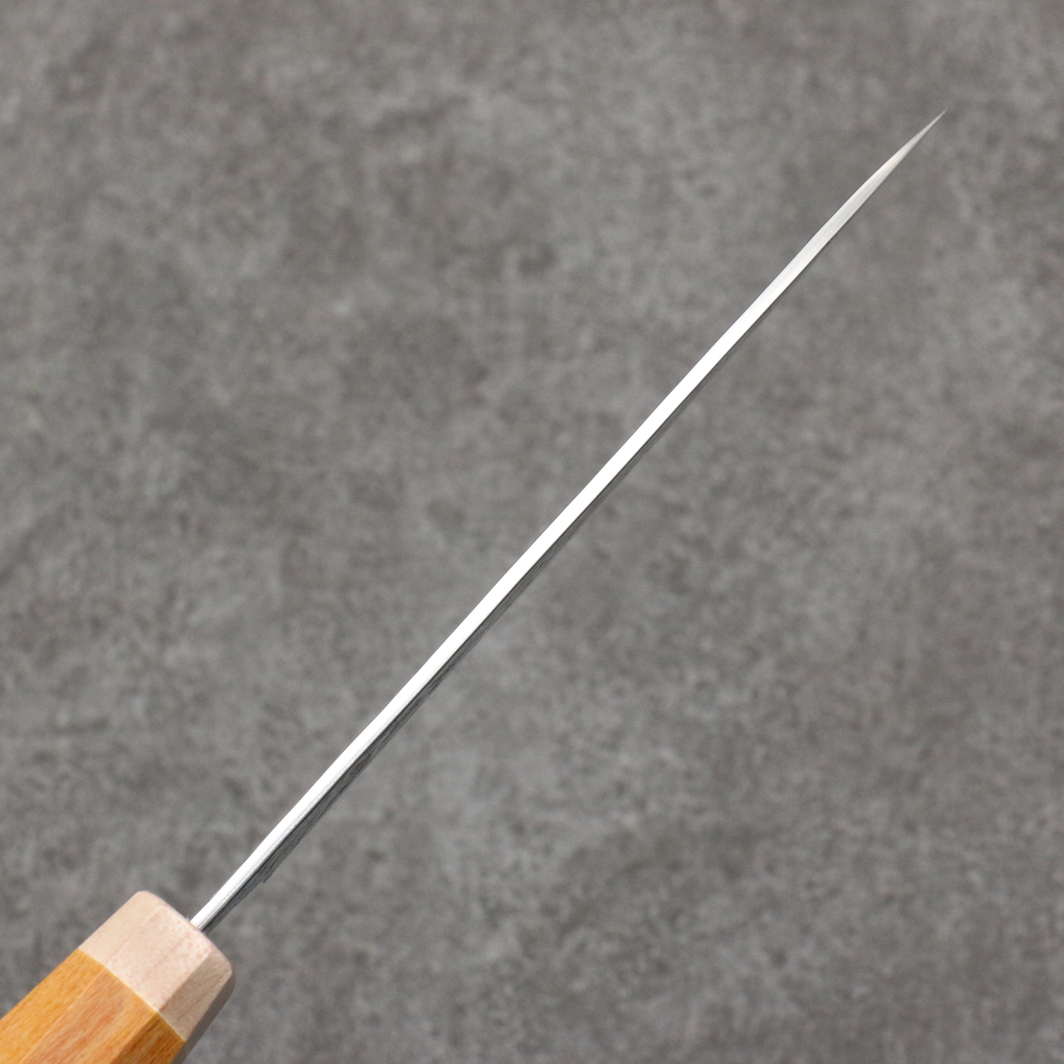 Yoshimi Kato Minamo SG2 Hammered Petty-Utility  120mm Western style (yellow) Handle - Seisuke Knife