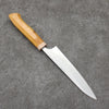 Yoshimi Kato Minamo SG2 Hammered Petty-Utility  150mm Western style (yellow) Handle - Seisuke Knife - Slide 2