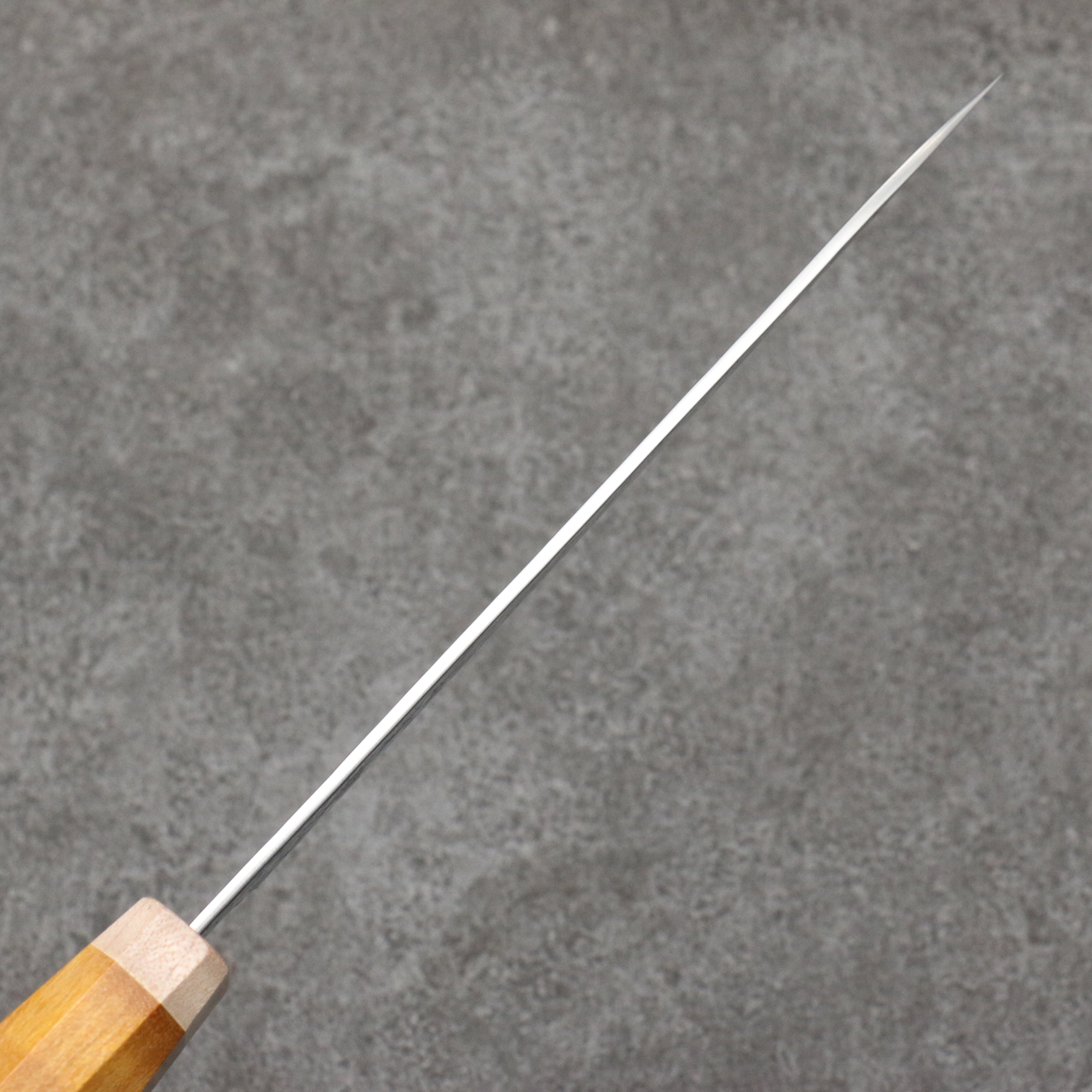 Yoshimi Kato Minamo SG2 Hammered Petty-Utility  150mm Western style (yellow) Handle - Seisuke Knife