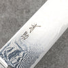 Seisuke Nami AUS10 Mirrored Finish Damascus Gyuto  240mm Black Pakka wood Handle - Seisuke Knife