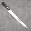 Seisuke Kagami2 AUS10 Mirrored Finish Damascus Sujihiki  240mm Black Pakka wood Handle - Seisuke Knife