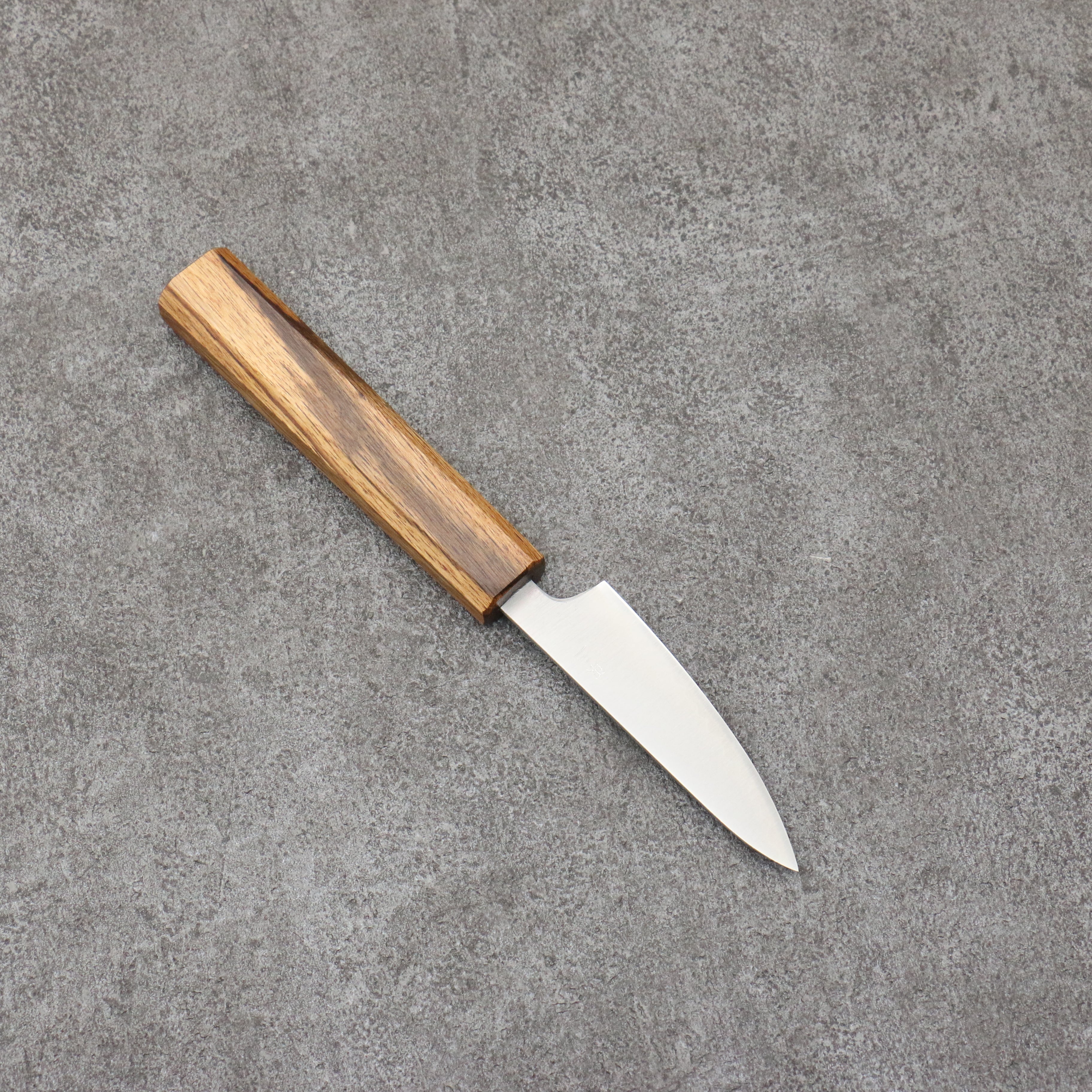Seisuke Silver Steel No.3 Migaki Paring 80mm White Oak Handle - Seisuke Knife