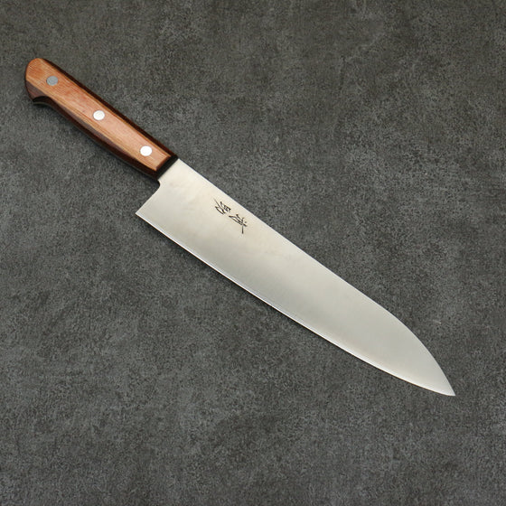 Seisuke SLD Migaki Polish Finish Gyuto  210mm Brown Pakka wood Handle - Seisuke Knife