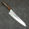 Yu Kurosaki Senko Ryu SG2 Hammered Gyuto  210mm Sandalwood (grey)(ferrule:Acrylic) Handle - Seisuke Knife - Slide 1