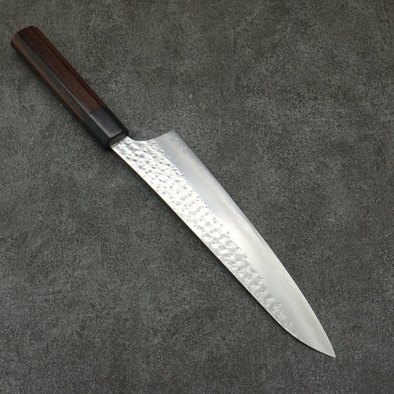 Yu Kurosaki Senko Ei SG2 Hammered Gyuto  210mm Rosewood Handle - Seisuke Knife