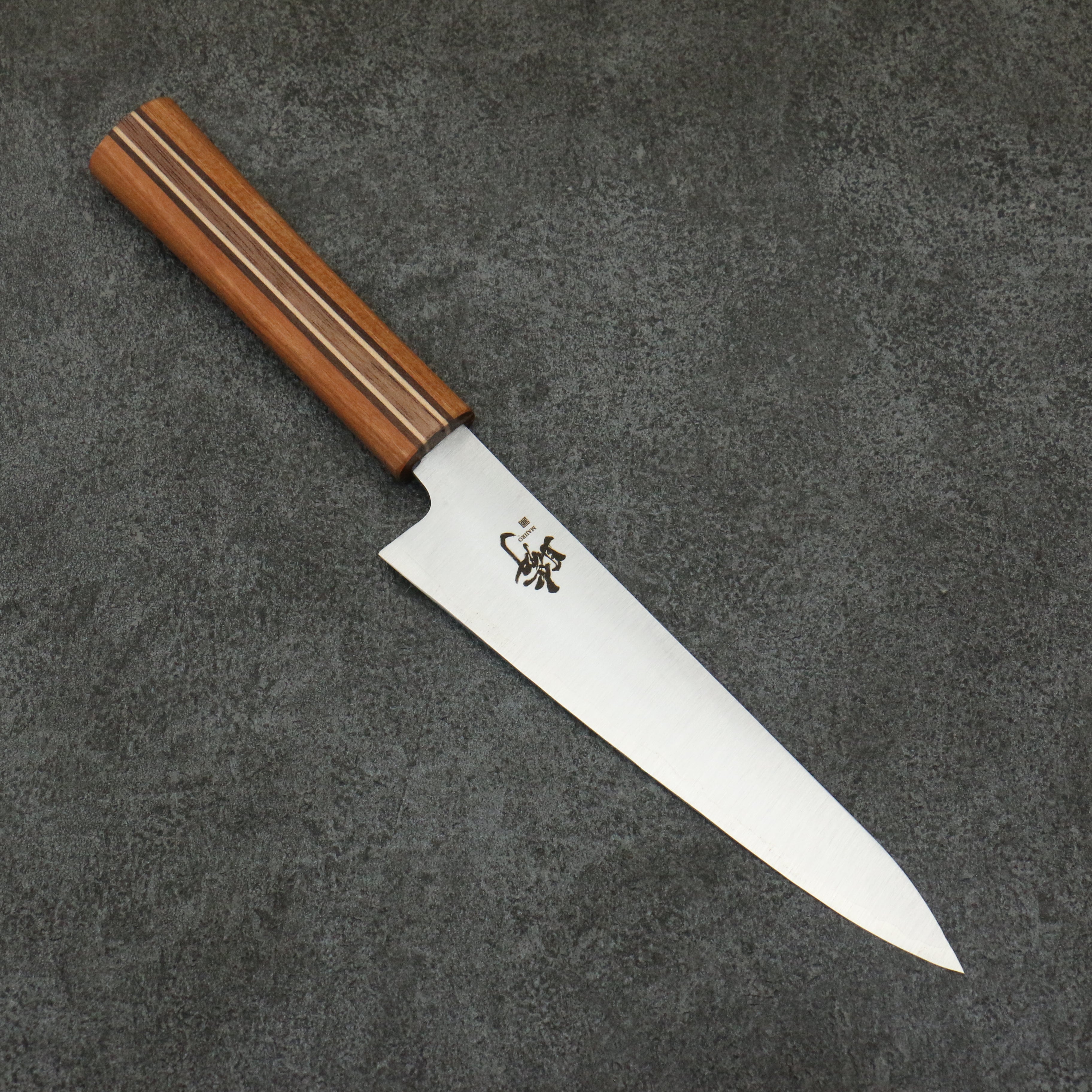 Shigeki Tanaka Majiro Silver Steel No.3 Petty-Utility  150mm Maple, Cherry, Walnut Handle - Seisuke Knife