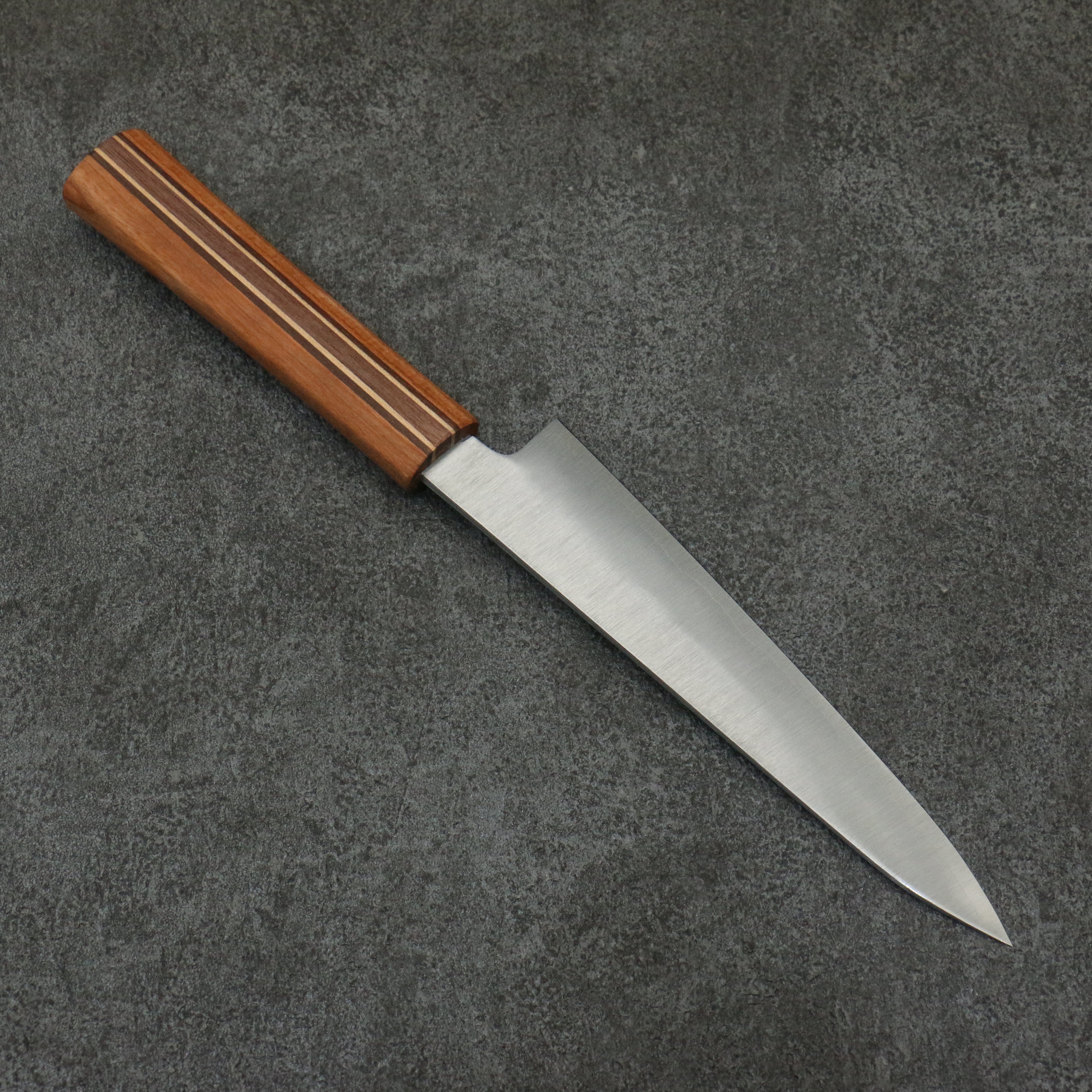 Shigeki Tanaka Majiro Silver Steel No.3 Petty-Utility  150mm Maple, Cherry, Walnut Handle - Seisuke Knife