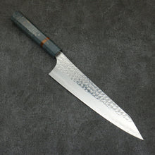  Yu Kurosaki Senko Ei SG2 Hammered Gyuto  210mm Stabilized wood (With Acrylic Ring) Handle - Seisuke Knife