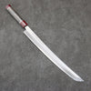 Sakai Takayuki Zangetsu Silver Steel No.3 Sakimaru Yanagiba  330mm Stabilized wood Handle with Sheath - Seisuke Knife - Slide 1