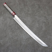  Sakai Takayuki Zangetsu Silver Steel No.3 Sakimaru Yanagiba  330mm Stabilized wood Handle with Sheath - Seisuke Knife