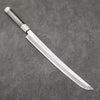 Sakai Takayuki Zangetsu Silver Steel No.3 Sakimaru Yanagiba  330mm Stabilized wood Handle with Sheath - Seisuke Knife - Slide 1