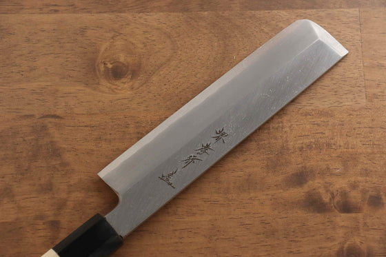 Sakai Takayuki Chef Series [Left Handed] Silver Steel No.3 Usuba 180mm Magnolia Handle - Seisuke Knife