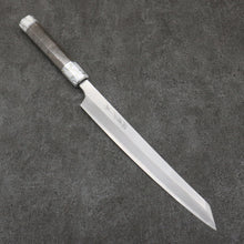  Sakai Takayuki Chef Series Hien Silver Steel No.3 Kiritsuke Yanagiba  270mm Stabilized wood (White Ferrule and End Cap) Handle with Sheath - Seisuke Knife