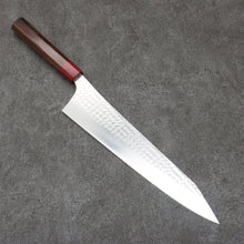  Yu Kurosaki Senko Ei SG2 Hammered Gyuto  270mm Rosewood (ferrule: Red Pakka wood) Handle - Seisuke Knife