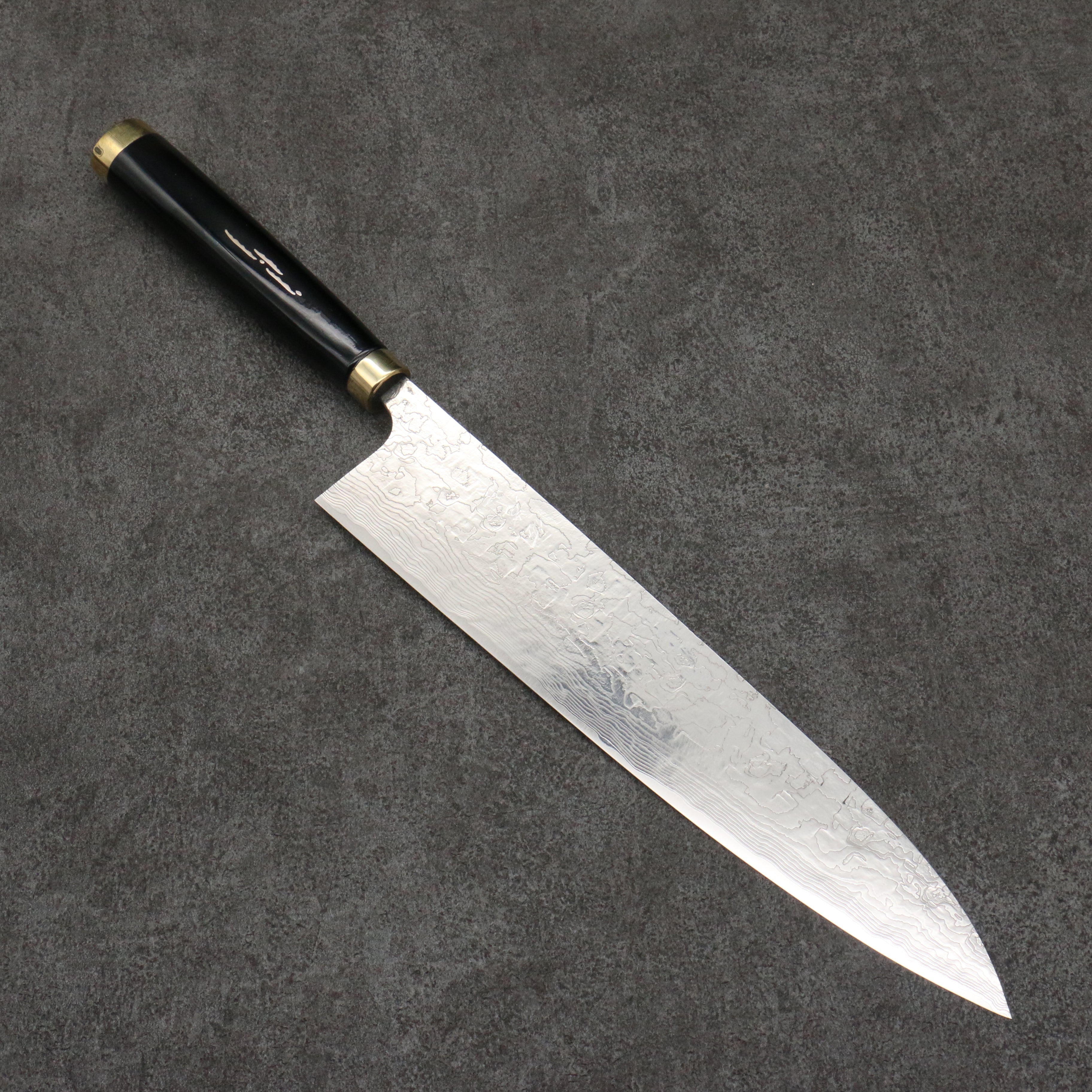 Takeshi Saji Maki-e Art Red Fuji Sheath SG2 Damascus Gyuto  270mm Maki-e Art Handle with Sheath - Seisuke Knife