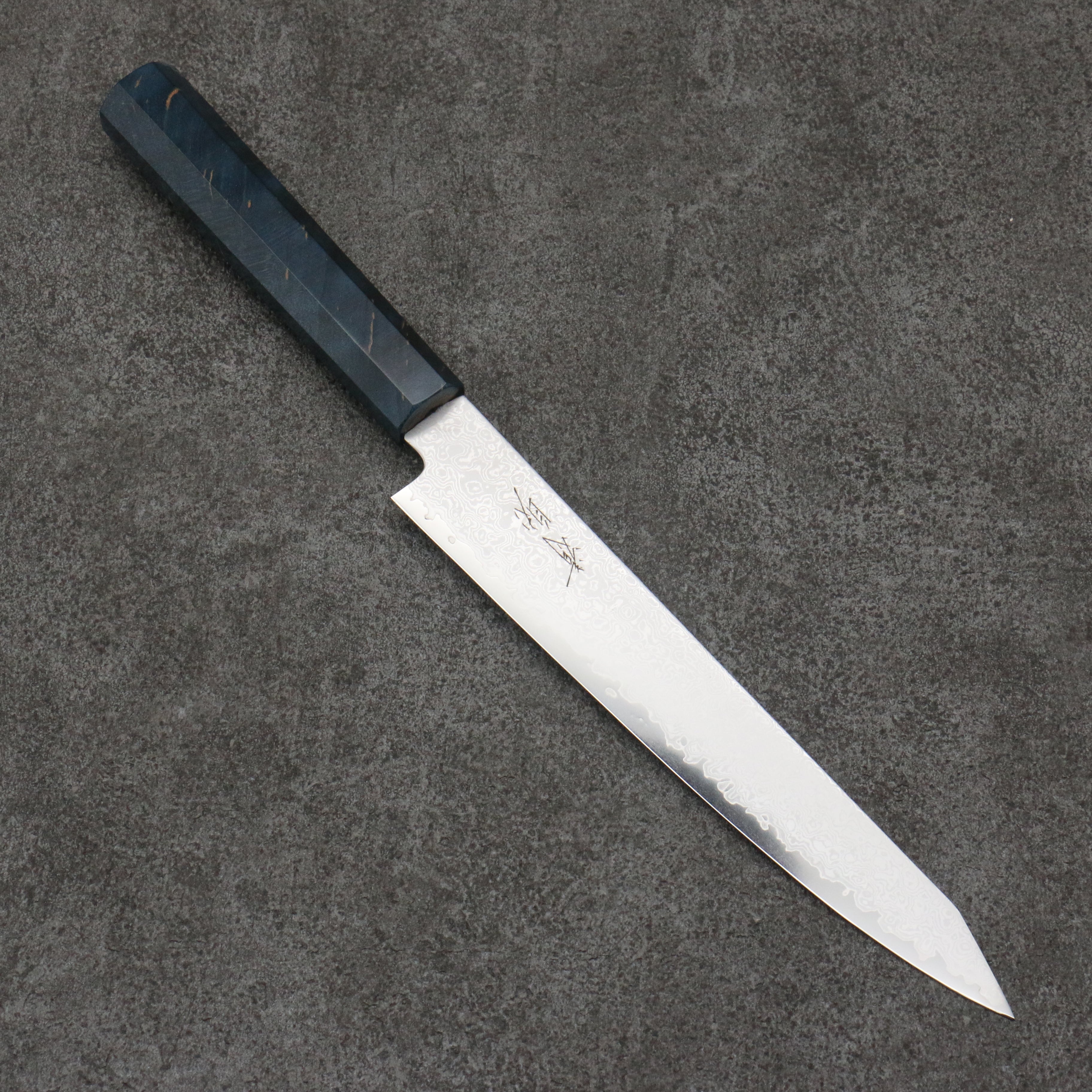 Seisuke VG10 Damascus Petty-Utility 180mm Stabilized wood Handle - Seisuke Knife