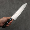 Seisuke SLD Migaki Polish Finish Gyuto  210mm Black Pakka wood Handle - Seisuke Knife